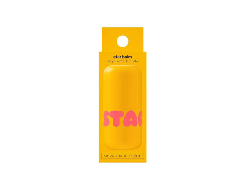 Starface Star Balm Lip Balm, Mango Mania, 0.15 oz/4.30 g