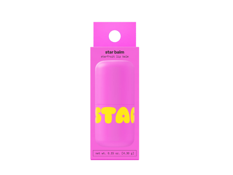 Starface Star Balm Lip Balm, Starfruit, 0.15 oz/4.30 g