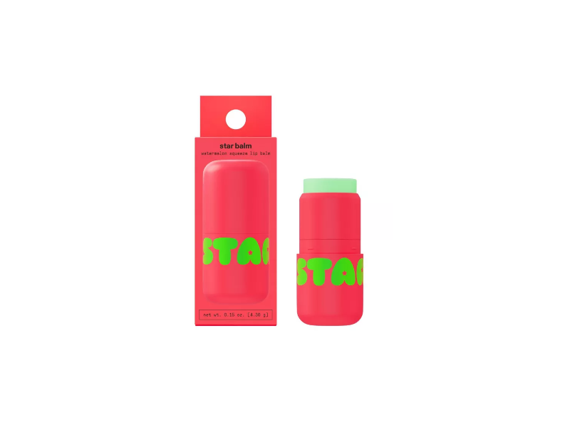 Starface Star Lip Balm, Watermelon Squeeze, 0.15 oz/4.30 g