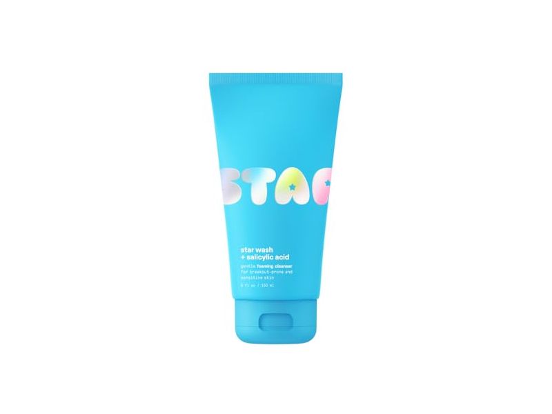 Starface Star Wash Foaming Cleanser, + Salicylic Acid, 5 fl oz/150 mL