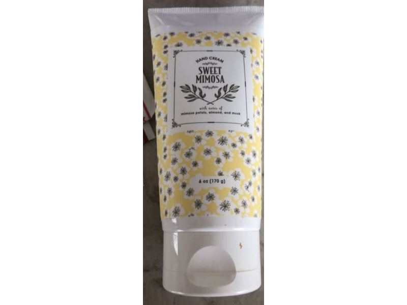 Starlume Hand Cream, Sweet mimosa, 6 oz/170 g
