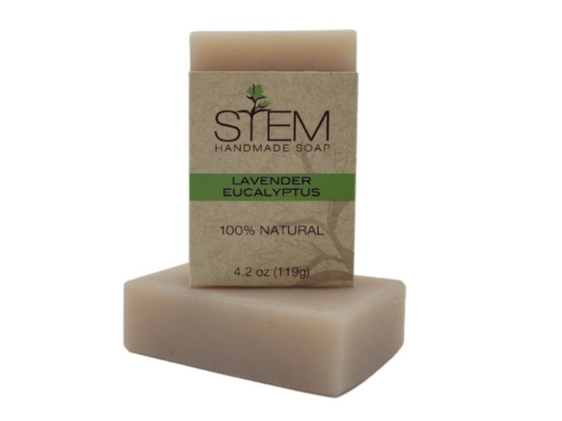 Stem Handmade Soap, Lavender Eucalyptus, 4.2 oz/119 g
