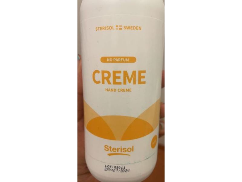Sterisol Sweden Hand Cream, No Perfum