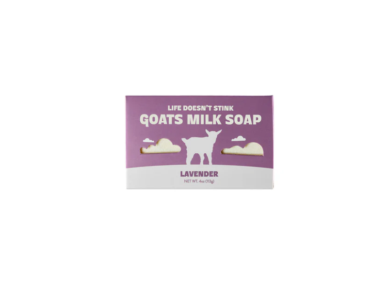Stinkbug Goats Milk Soap, Lavender, 4 oz/113 g
