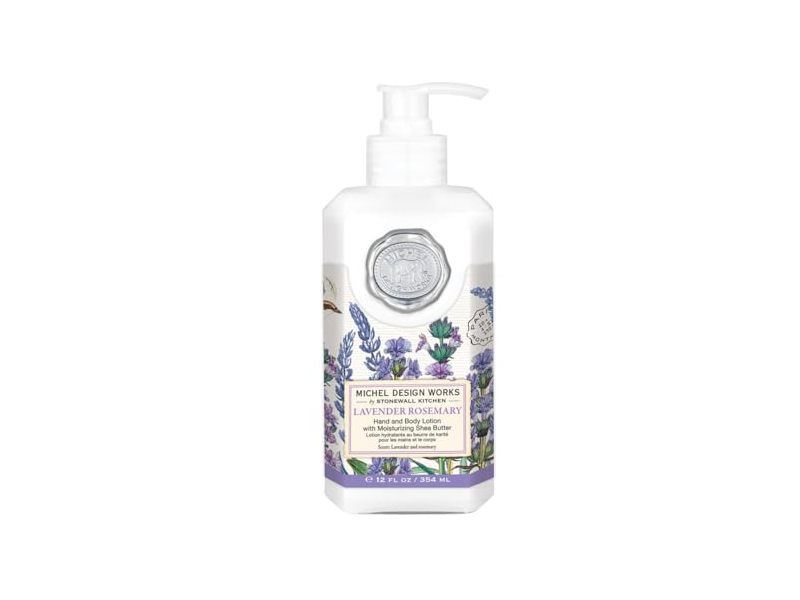 Stonewall Kitchen Michel Design Works Hand & Body Lotion, Lavender & Rosemary, 12 fl oz/354 mL