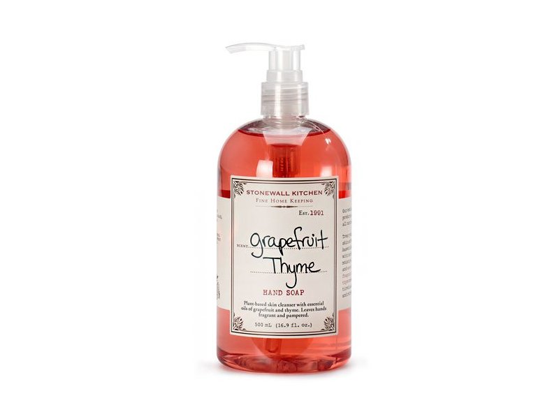 Stonewall Kitchen Grapefruit Thyme Hand Soap, 16.9 Ounce Bottle