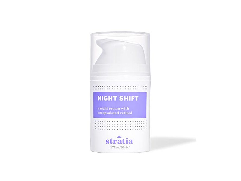 Stratia Night Shift Cream, Encapsulated Retinol, 17 fl oz/50 mL