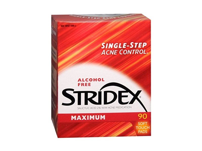 Stridex Maximum Acne Medication Pads Size 90ct