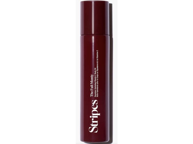 Stripes The Full Monty Squalane Hydrating Vitamin C Body Oil, 3.7 fl oz/110 mL