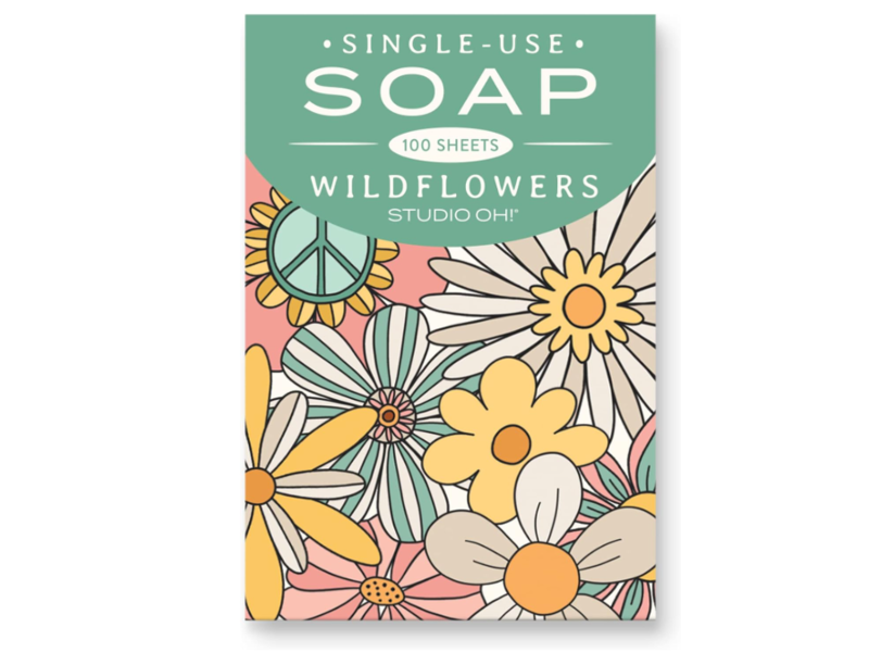 Studio Oh! Soap Sheets, Wildflowers, 100 Count