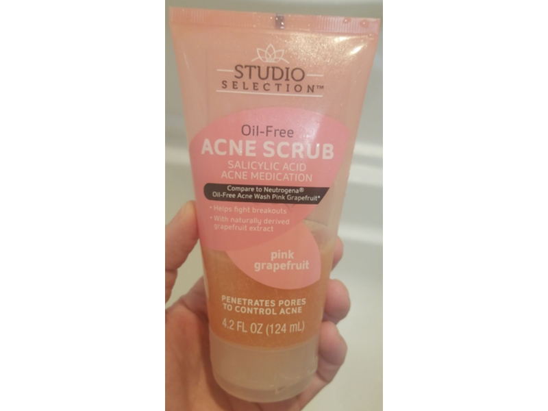 Studio Selection Acne Scrub, Pink Grapefruit, 4.2 fl oz/124 mL