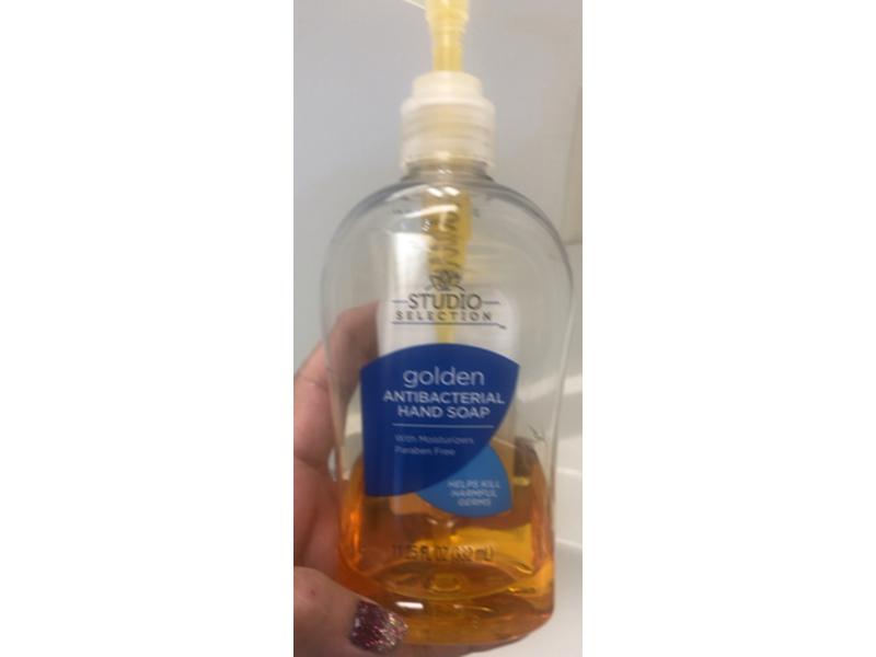 Studio Selection Antibacterial Hand Soap, Golden, 11.25 fl oz/332 mL