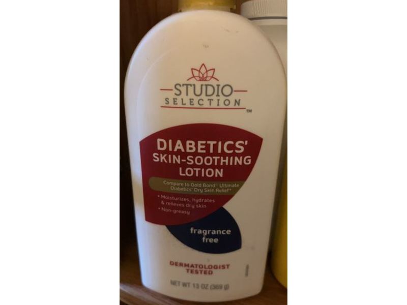 Studio Selection Diabetics Skin Soothing Lotion, Fragrance Free, 13 oz/369 g