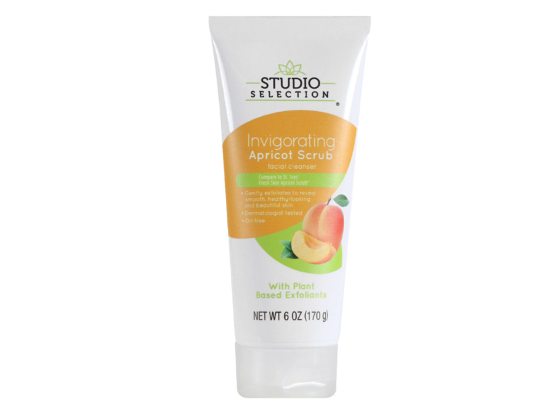 Studio Selection Invigorating Apricot Scrub Facial Cleanser, 6 oz/170 g