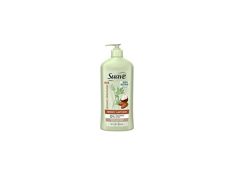 Suave Body Lotion, Almond + Shea Butter, 18 fl oz