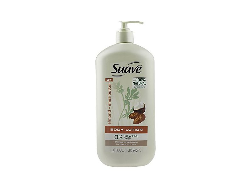 Suave Body Lotion, Almond + Shea Butter, 32 fl oz