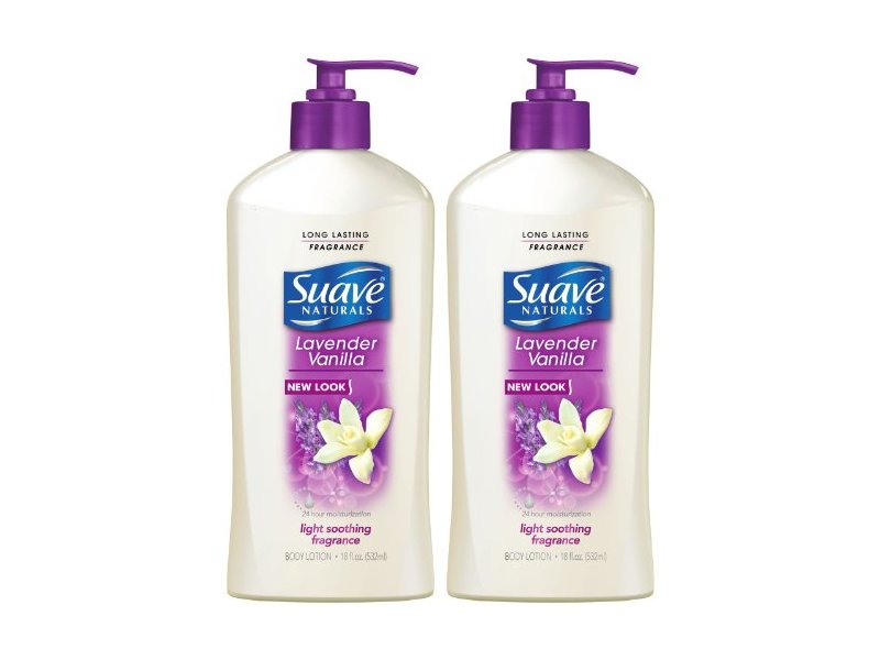 Suave Body Lotion, Lavender & Vanilla, 18 oz, 2 pk