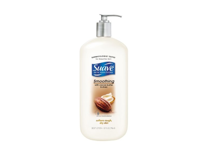 Suave Body Lotion, Smoothing with Cocoa Butter and Shea 32 oz