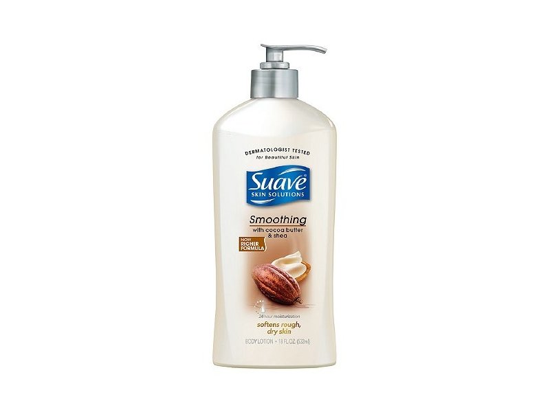 Suave Skin Solutions Smoothing Lotion, Cocoa Butter & Shea, 18 fl oz