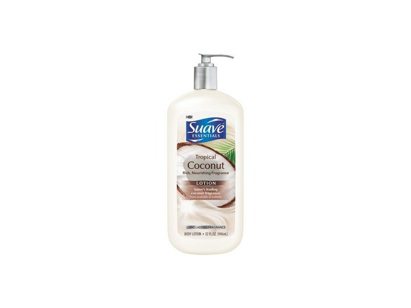 Suave Essentials Body Lotion, Tropical Coconut, 32 Ounce