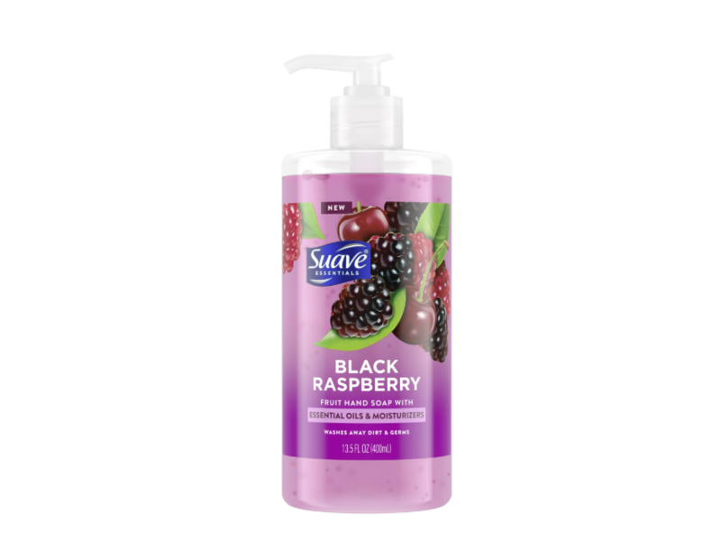 Suave Essentials Hand Soap, Black Raspberry, 13.5 fl oz/400 mL