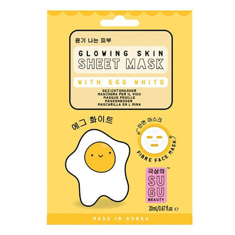Glowing Skin Sheet Mask With Egg White
