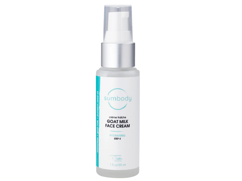 Sumbody Goat Milk Face Cream, Cucumber + Goat Milk + Pumpkin Seed Oil, 1 fl oz/30 mL