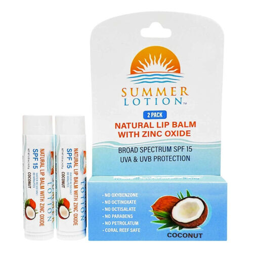 Natural Lip Balm With Zinc Oxide