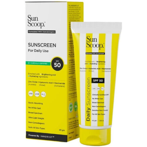 Sunscoop Daily SPF 50 Sunscreen Cream