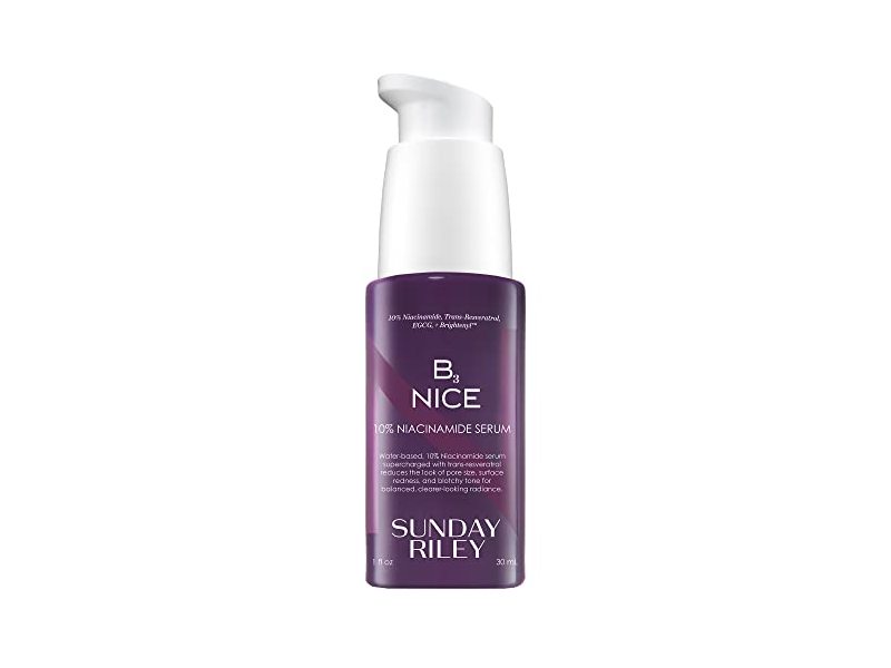 Sunday Riley Nice 10% Niacinamide Serum, B3, 1 fl oz/30 mL