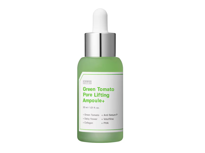 Sungboon Editor Pore Lifting Ampoule+, Green Tomato, 1.01 fl oz/ 30 mL