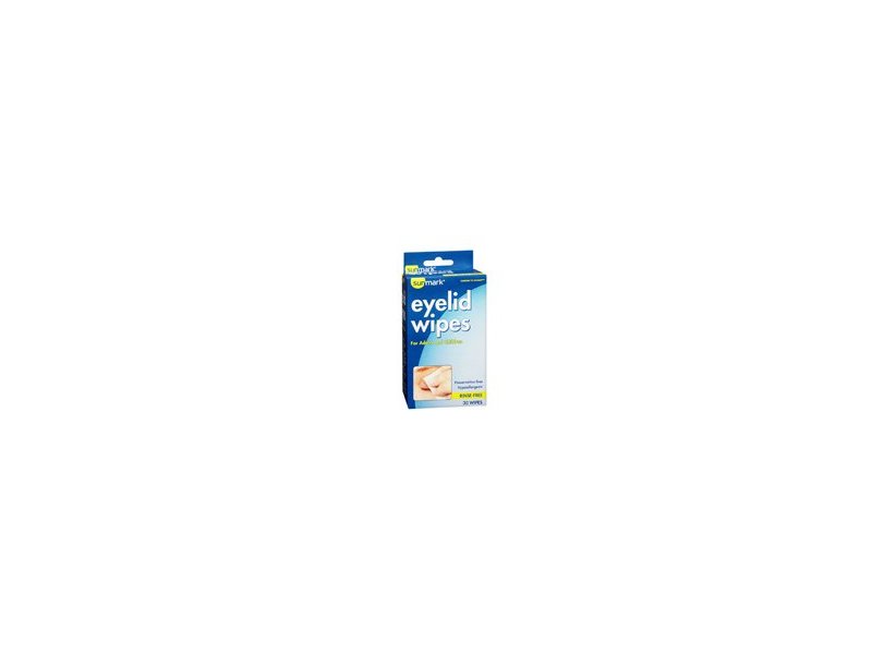 Sunmark Eyelid Wipes, 30 count
