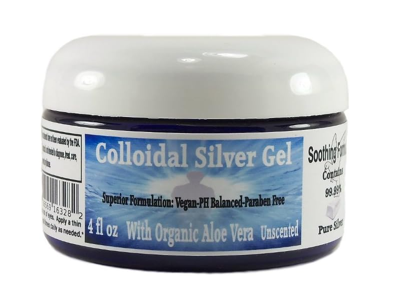 Superior Colloidal Silver Gel, Organic Aloe Vera, 4 fl oz