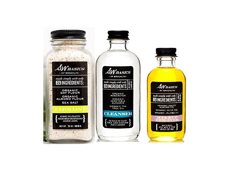 SW Basics Exfoliant, Cleanser, and Makeup Remover 3 Variety Pack (3)