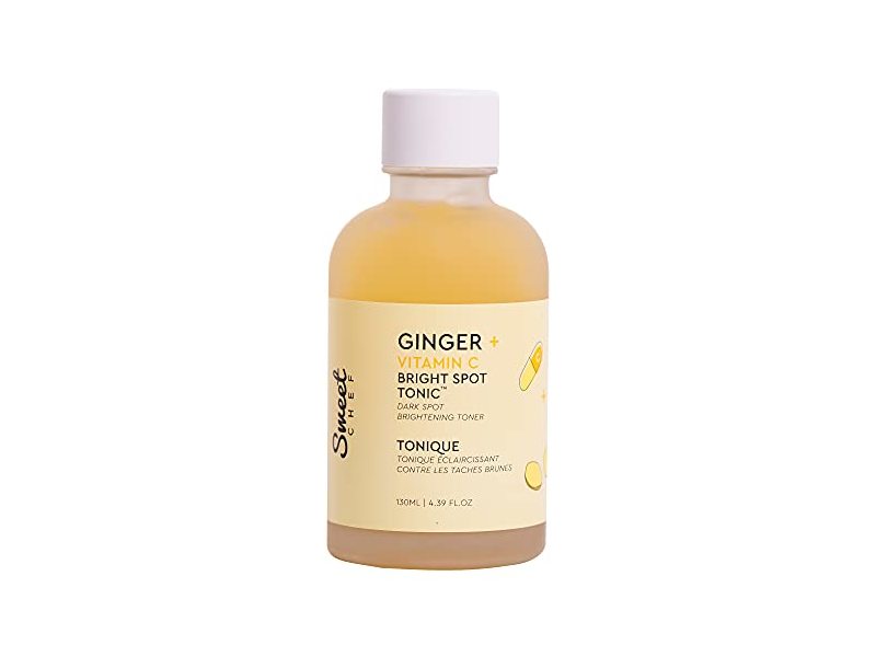 Sweet Chef Bright Spot Tonic, Ginger + Vitamin C, 4.39 fl oz/130 mL
