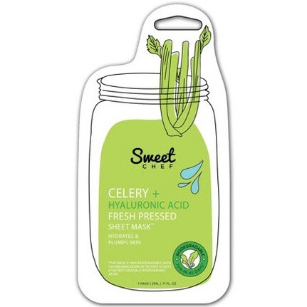 Celery + Hyaluronic Acid Fresh Pressed Beauty Sheet Masks
