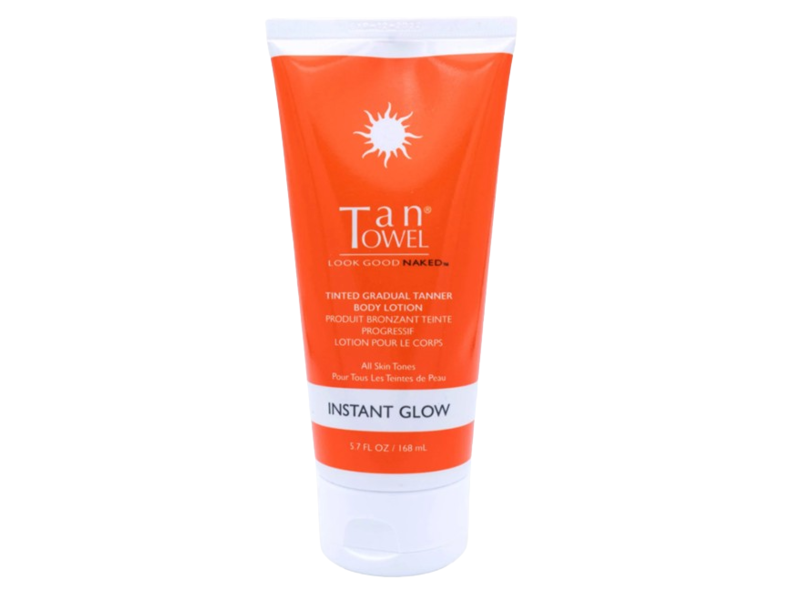 Tan Towel Tinted Gradual Tanner Body Lotion, 5.7 fl oz/168 mL