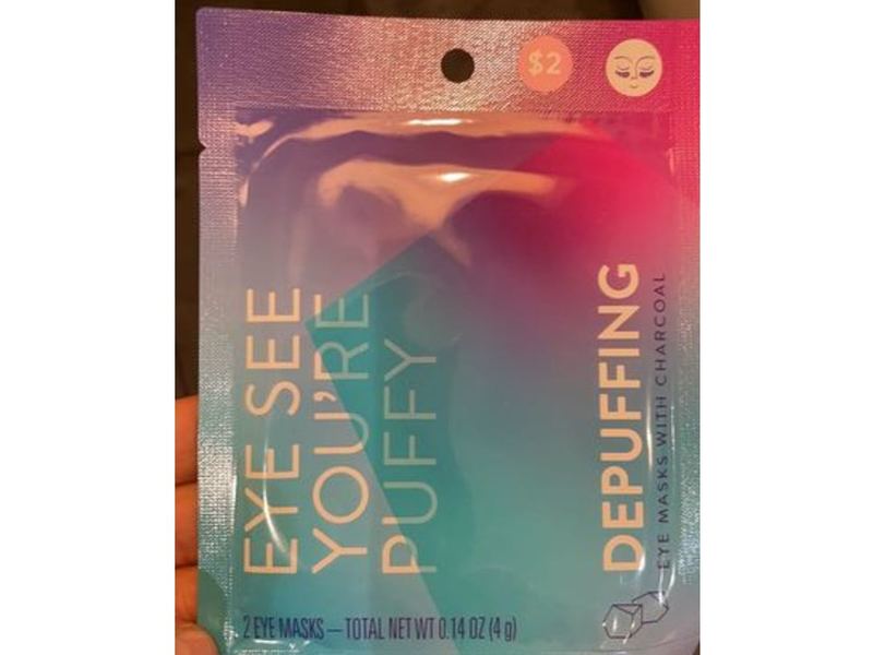 Target Depuffing Eye See You're Puffy Eye Masks, Charcoal, 0.14 oz/4 g, 2 Count