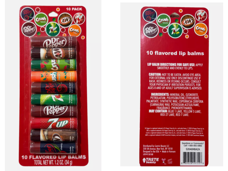 Taste Beauty Flavored Lip Balms Set, 1.2 oz/34 g