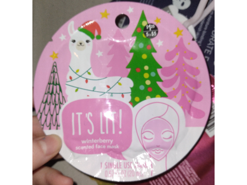 Taste Beauty It's Lit! Face Mask, Winterberry, 1 Count