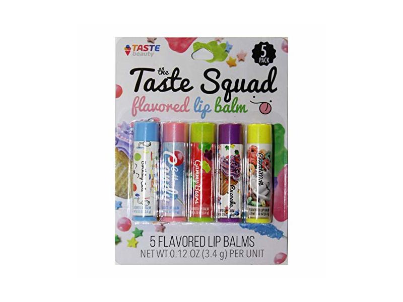 Taste Beauty The Taste Squad Flavored Lip Balm, 5 Pack