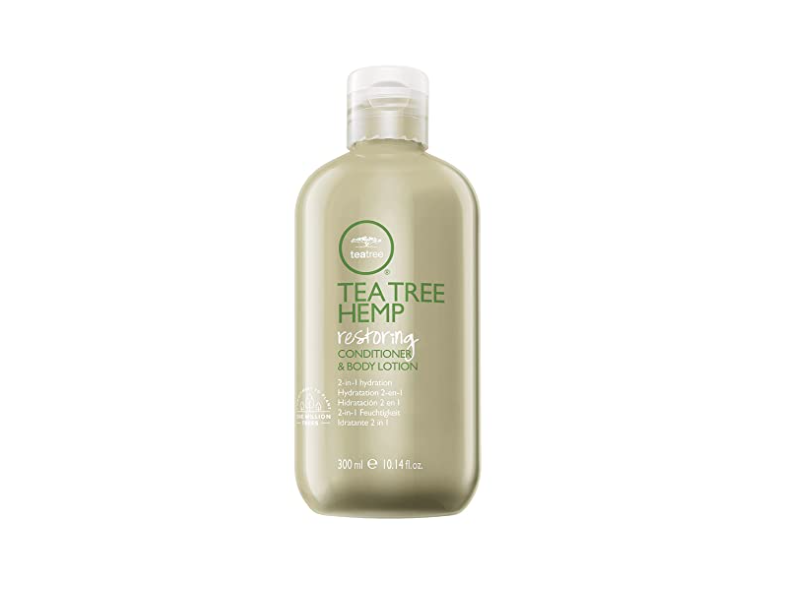 Tea Tree Hemp Restoring 2-In-1 Conditioner & Body Lotion, 10.14 fl oz/300 mL