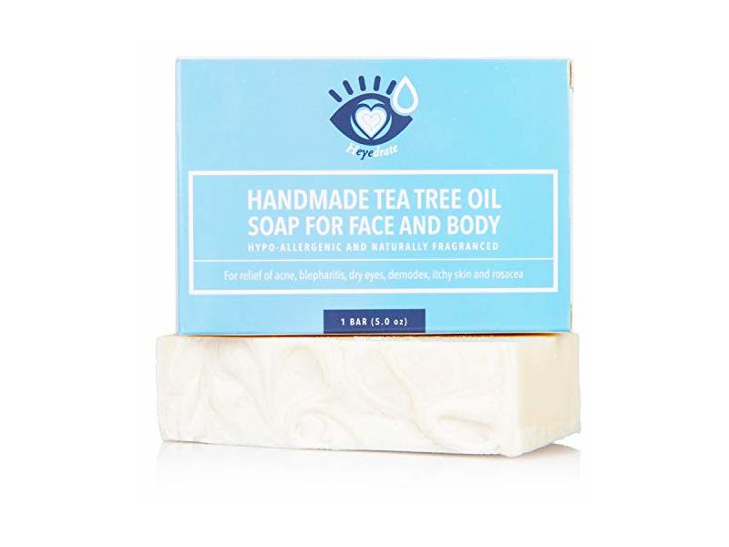 Tea Tree Oil Face Soap and Eyelid Scrub, 5 oz