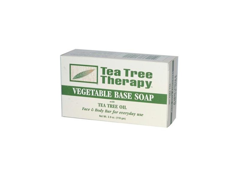 Tea Tree Therapy Vegetable Base Soap With Tea Tree Oil, 3.9 oz