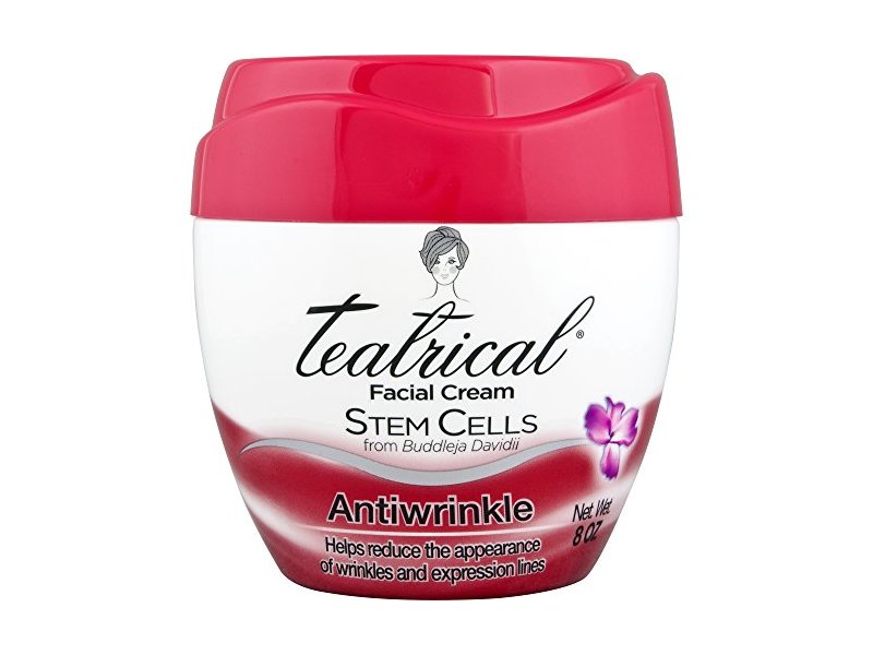 Teatrical Facial Cream, Stem Cells With Buddleja Davidii, Antiwrinkle, 8 oz