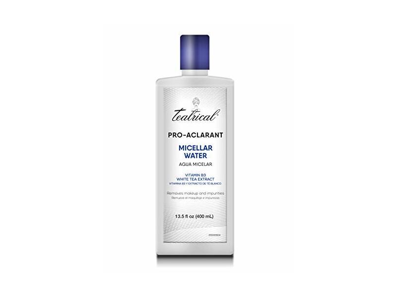 teatrical Pro-Aclarant Micellar Water, Vitamin B3 White Tea Extract, 13.5 fl oz/400 mL