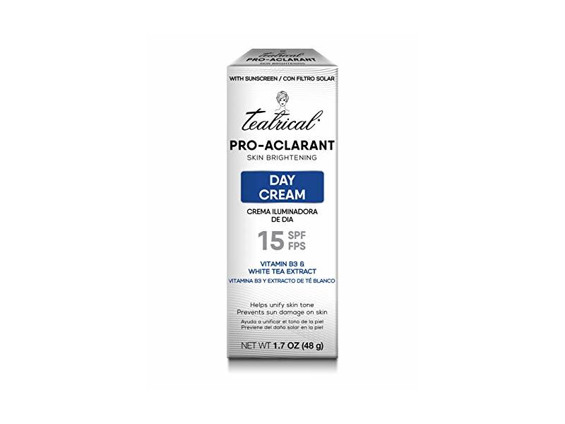 Teatrical Pro-Aclarant Skin Brightening Day Cream, SPF 15, 1.7 oz/48 g, Pack Of 3