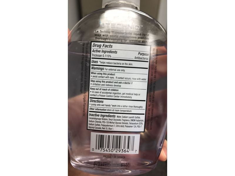 Techniq Sensitive Skin Antibacterial Hand Soap, 7.5 fl oz