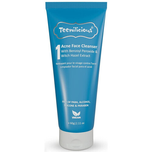 Acne Face Cleanser With Benzoyl Peroxide And Witch Hazel Extract