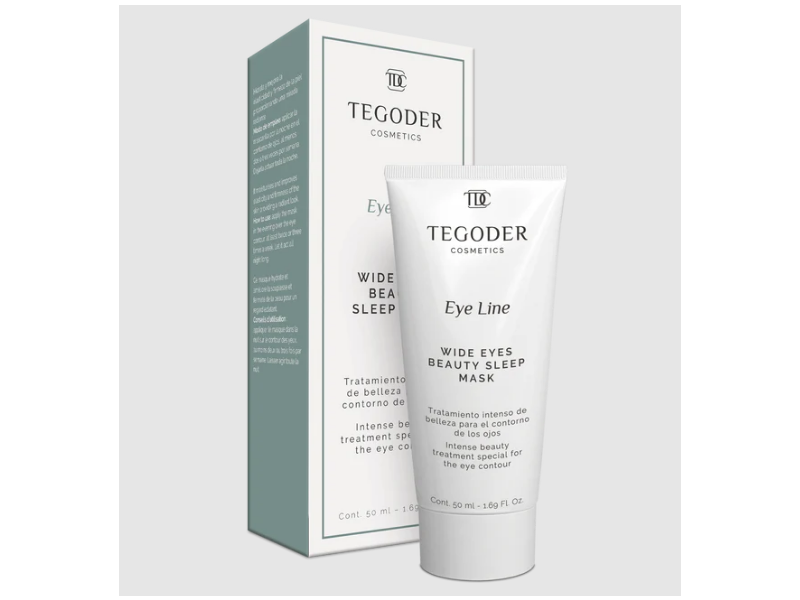 Tegoder Cosmetics Eye Line Wide Eye Beauty Sleep Mask, 1.69 fl oz/50 mL